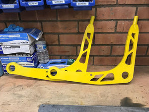 Single replacement laser cut arm