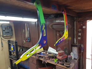 Single replacement laser cut arm